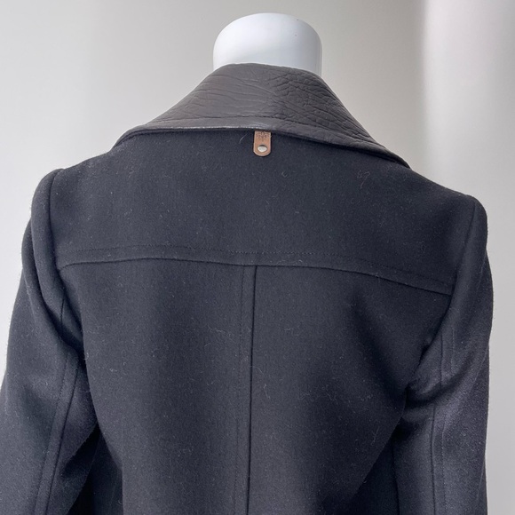 MACKAGE Phyllis Wool Blend Coat in Black - Picture 10 of 13